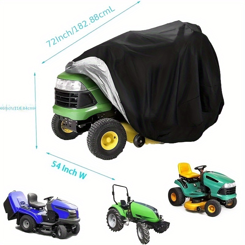 Heavy Equipment Rental - 1pc Heavy-Duty 600D Lawn Mower Cover