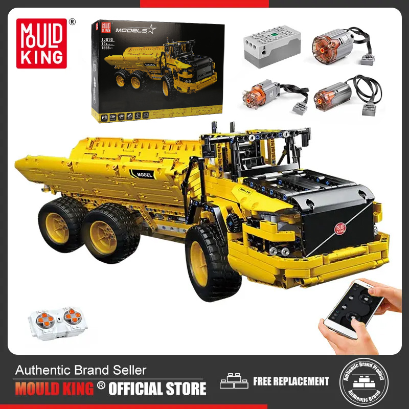 Dump Truck Toy - Khuôn Mẫu Vua Kỹ Thuật 17010