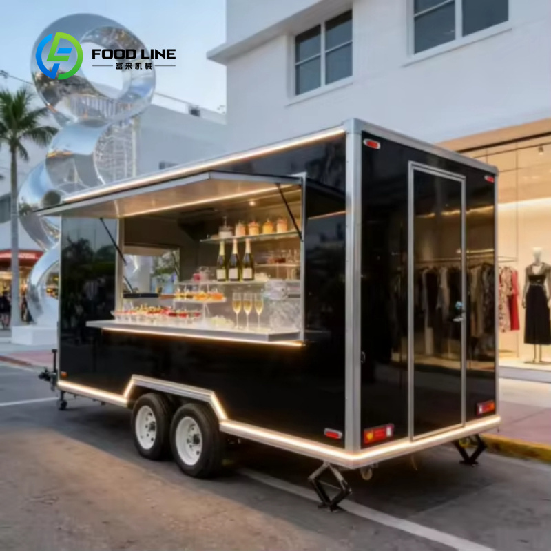 Customized Square Mobile Food  - đánh giá và giá Heavy Equipment Business