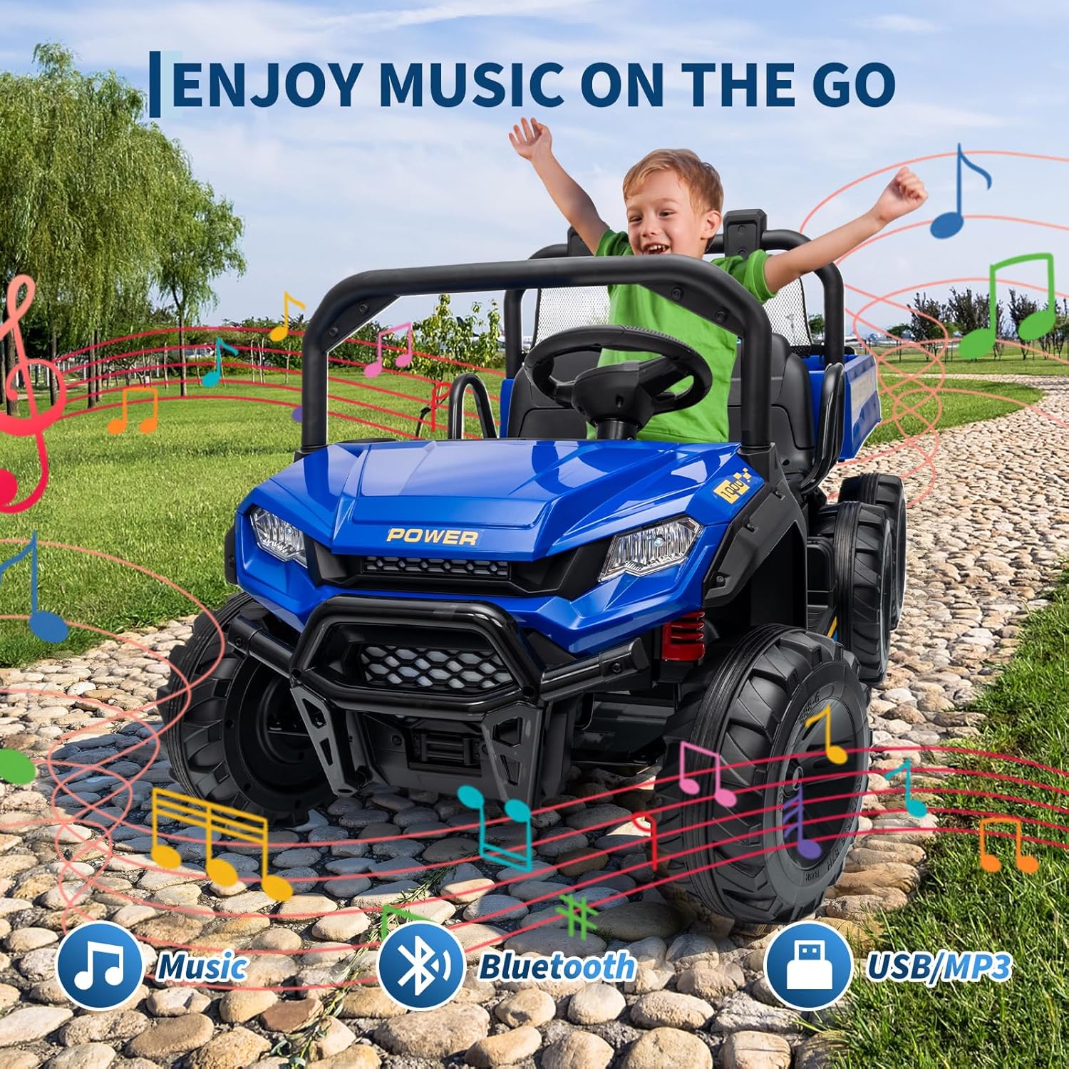 24V 4WD 2 Seater Kids Ride On  - đánh giá và giá Dump Truck Toy