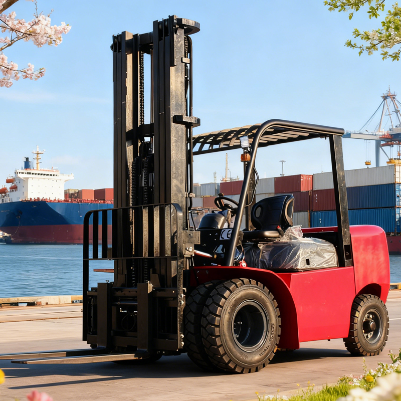 Heavy Duty 8 Ton Diesel Forkli - đánh giá và giá Heavy Equipment Forklift