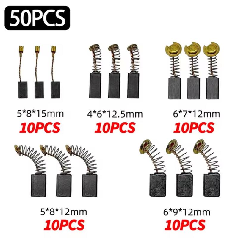 50pcs Heavy-Duty Carbon Brush  - đánh giá và giá Heavy Equipment Grinder