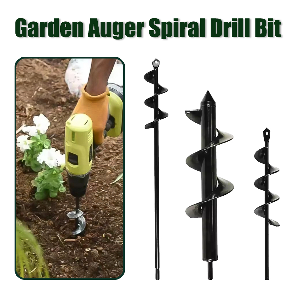 Garden Auger Spiral Drill Bit  - đánh giá và giá Post Hole Digger