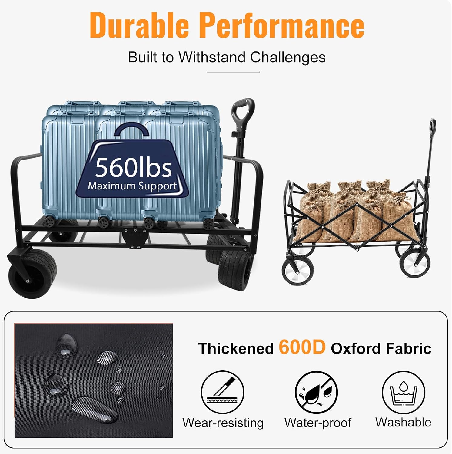 Collapsible Foldable Wagon Car - đánh giá và giá Heavy Equipment Rental