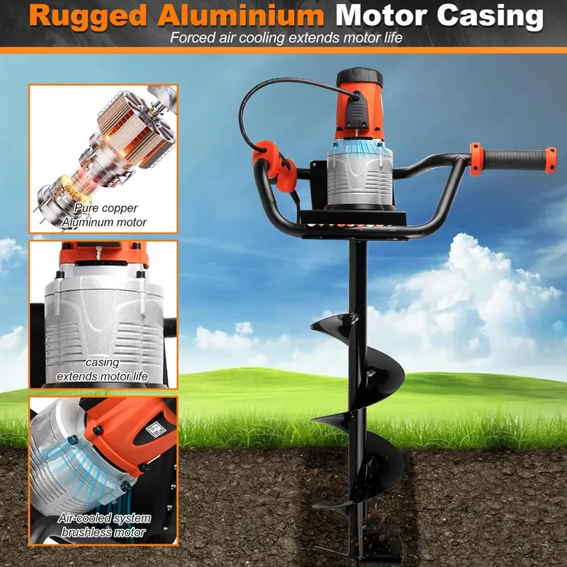 00W Post Hole Digger Drill wit - đánh giá và giá Post Hole Digger
