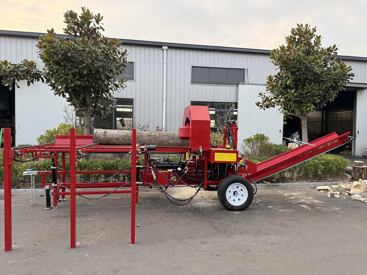 Heavy Duty 45 ton Firewood Cut - đánh giá và giá Heavy Equipment Grinder