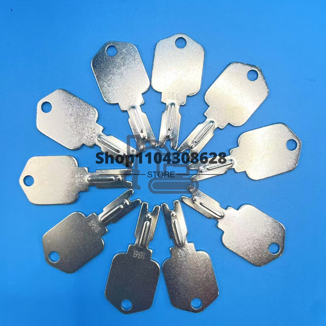 10PCS 166 Ignition Keys Forkli - đánh giá và giá Heavy Equipment Forklift