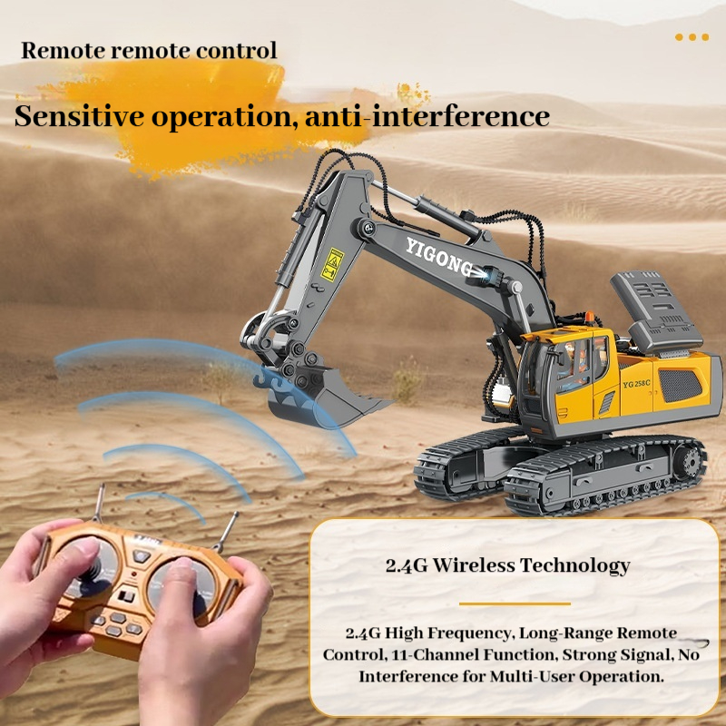 YIGONG Alloy Remote Control En - đánh giá và giá Dump Truck Toy