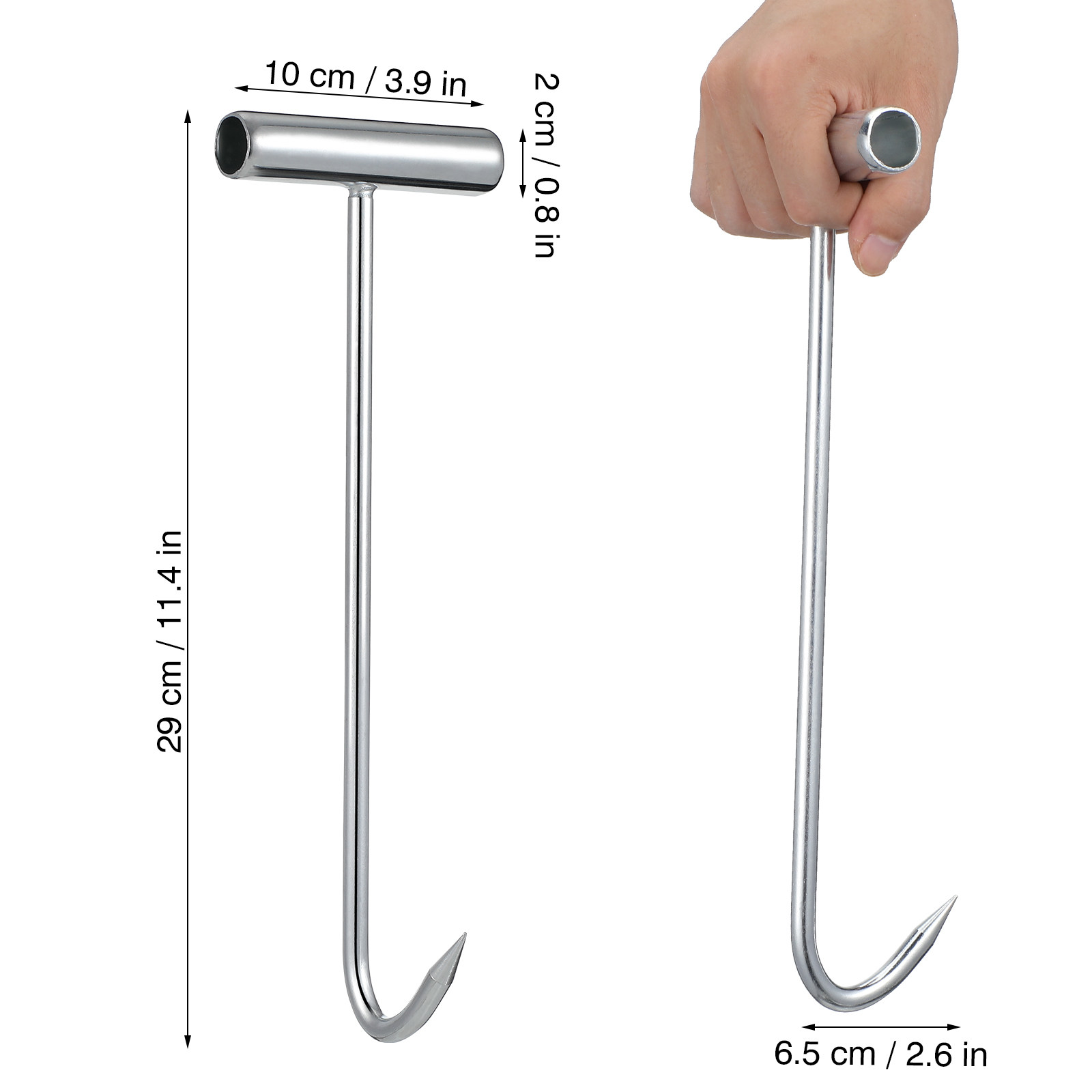 2 Pcs Manhole Cover Hooks Manh - đánh giá và giá Manhole Cover Lifting