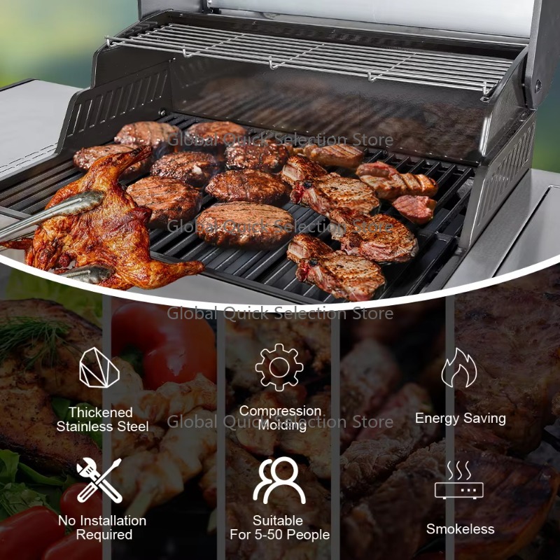 Heavy-duty Smokeless Gas BBQ G - đánh giá và giá Heavy Equipment Business
