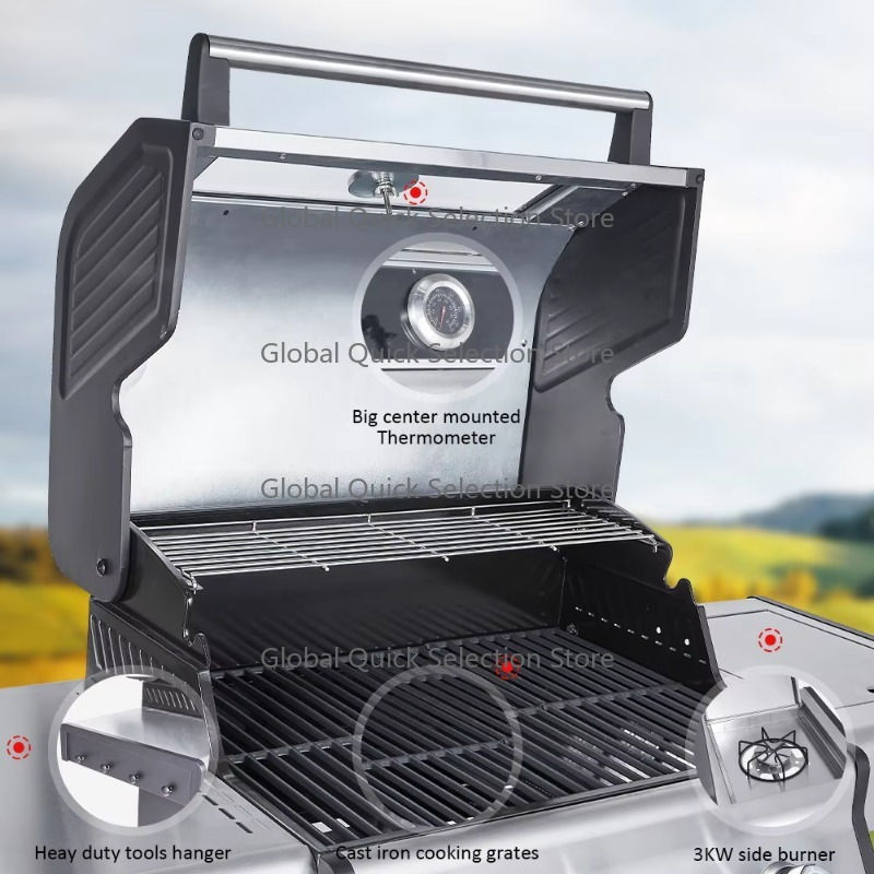Heavy-duty Smokeless Gas BBQ G - đánh giá và giá Heavy Equipment Business
