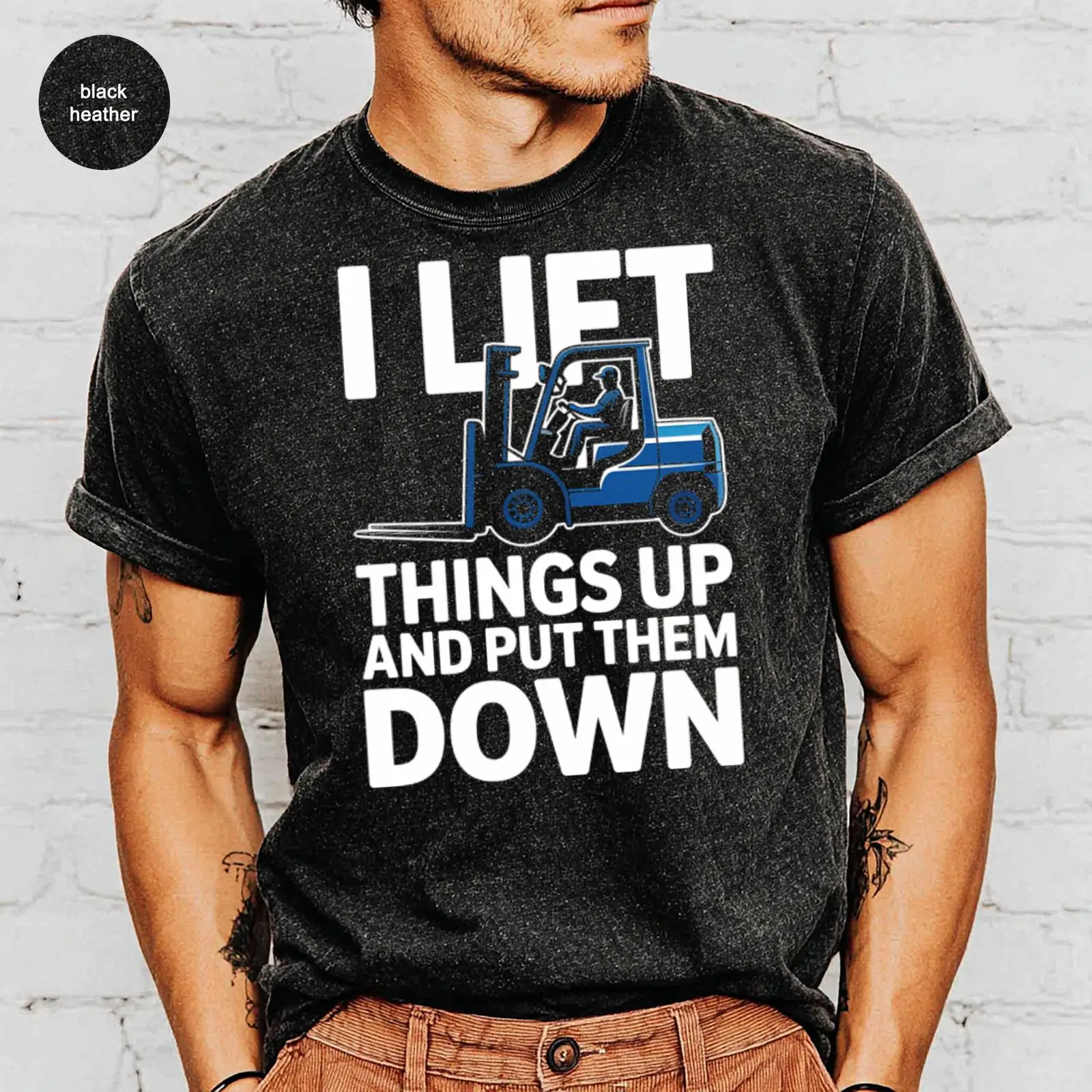 Forklift Operator T Shirt Ware - đánh giá và giá Heavy Equipment Logistics