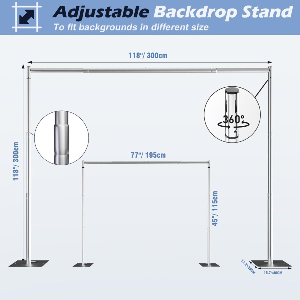 Heavy Duty Backdrop Stand Kit  - đánh giá và giá Heavy Equipment Video