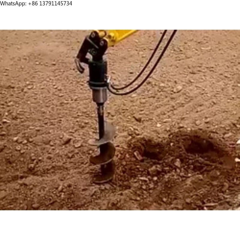 skid steer backhoe loader hydr - đánh giá và giá Post Hole Digger